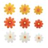 9Pcs/Set Hanging Ornaments Artificial Paper Flowers Decorative  Birthday Decor Supplies