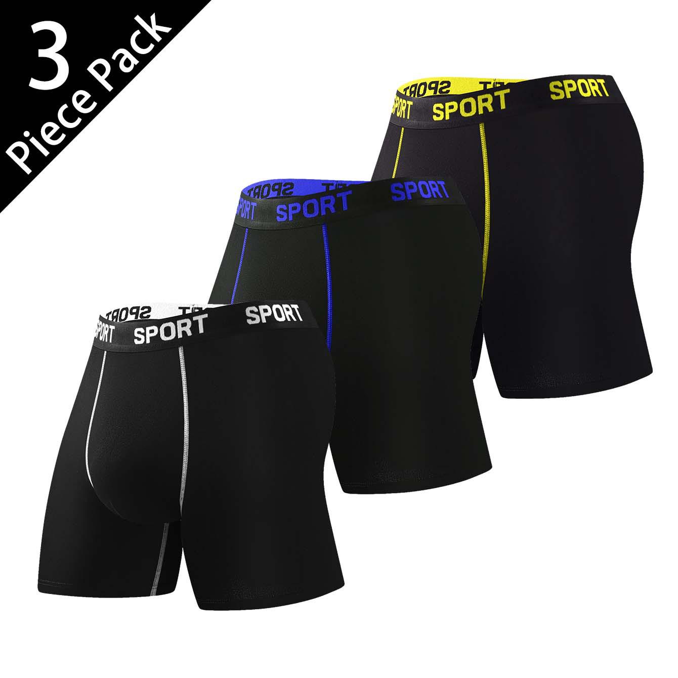 Men s Sports Fitness Body Sculpting Long Underwear Shorts XL (EU Size)