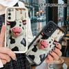 Phone Case: 2D Flat Samsung Galaxy A34 A35 M05 M06 S20 S22 S21 FE Plus 5G Tiered Protective Case, Cartoon Cow, Christmas and Halloween Gifts