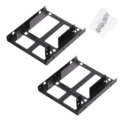 Double Layer 2.5 To 3.5inch Hard Drive Adapter Metal Mounting Bracket for Expanding Storage In PC