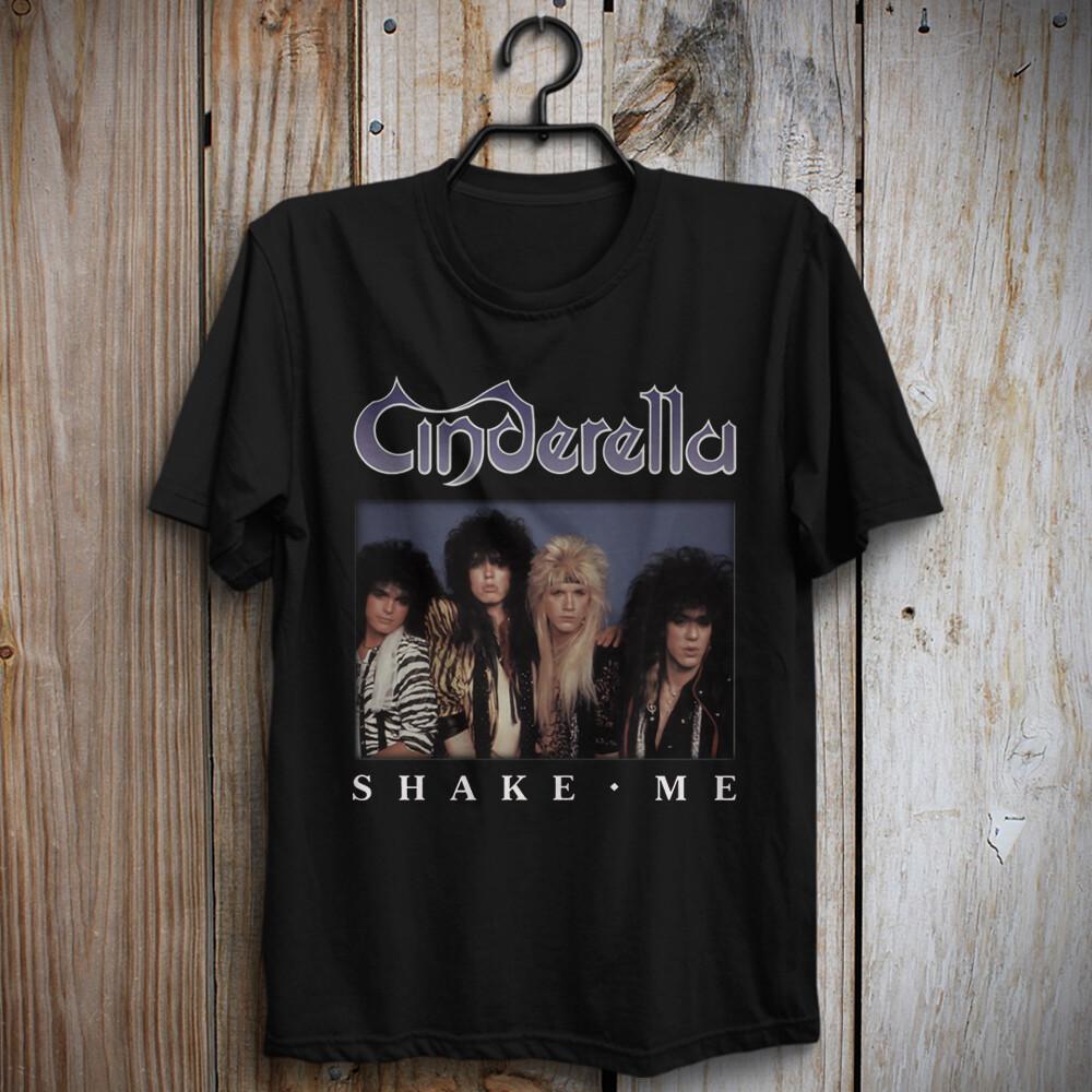 Shake Me T-Shirt Cinderella Night Songs Tom Keifer Eric Brittingham Fred Coury Unisex T-Shirt S