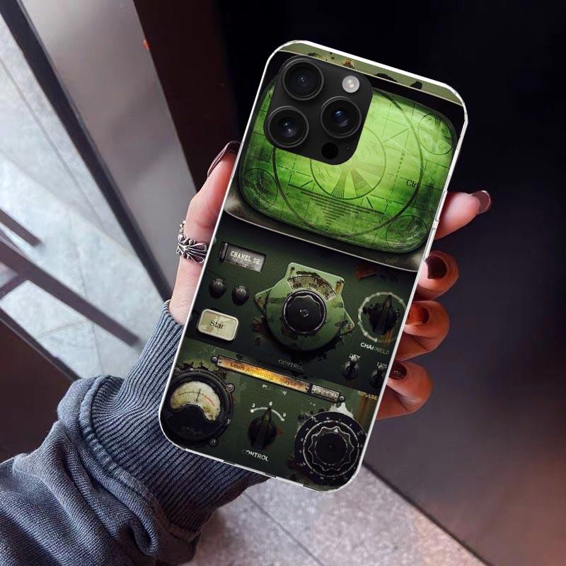 Aviation Aeroplane Helicopter Cockpit Instrument Phone Case For iPhone 17 Air 16 15 Pro Max 14 Plus 13 Mini 12 11 Cover 7 8 SE S