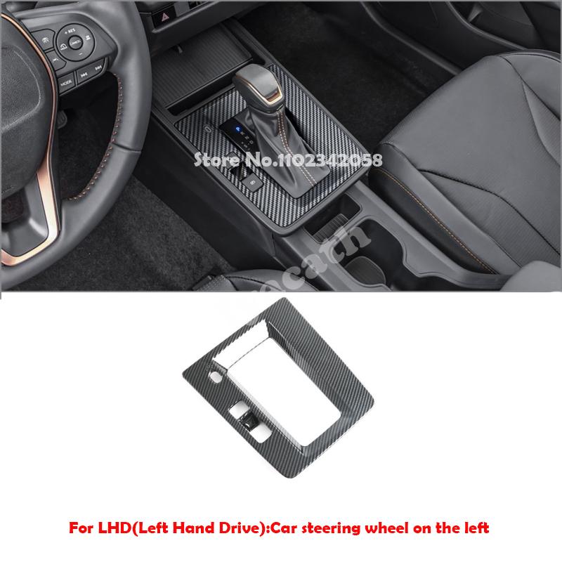 LHD RHD Für Toyota Corolla Cross 2025 2026 AT Mittelkonsole Schaltgetriebe Schalthebel Panel Vordere Aufbewahrungsbox Becherhalter Abdeckung Zierleiste