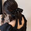 Women Hair Bows Barrette Hair Clip 2000s Trend Side Clip Fashionable Elegant Sweet Bowknot Photo Props