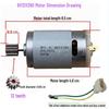 6V12V RS380 RS390 Kids' Electric Car & Stroller Motor Engine Accessories