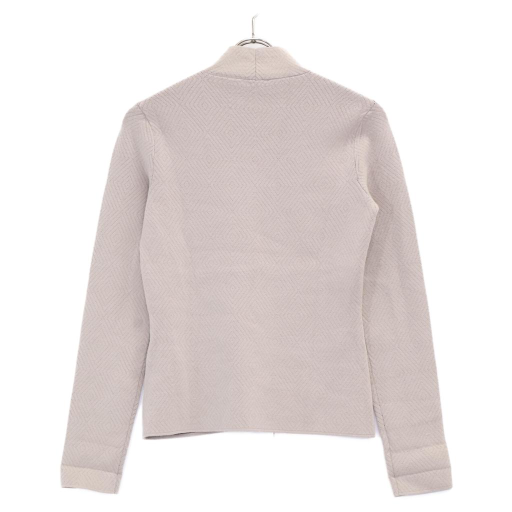 EMPORIO ARMANI Gray/Black 6K2MWD 2M29Z Pullover Knit tops 42 Gray x blackUsed