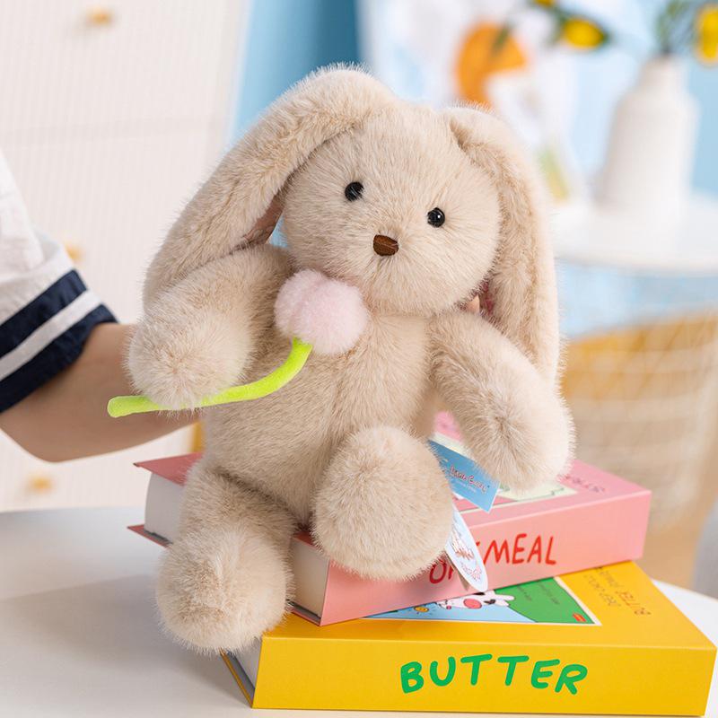 Xiaohongshu Valentine's Day Long-Eared Rabbit Plush Doll Toy.