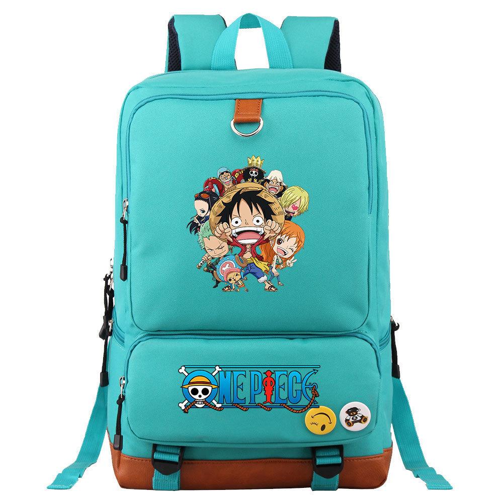 Anime/cartoon One Piece Luffy printed backpack