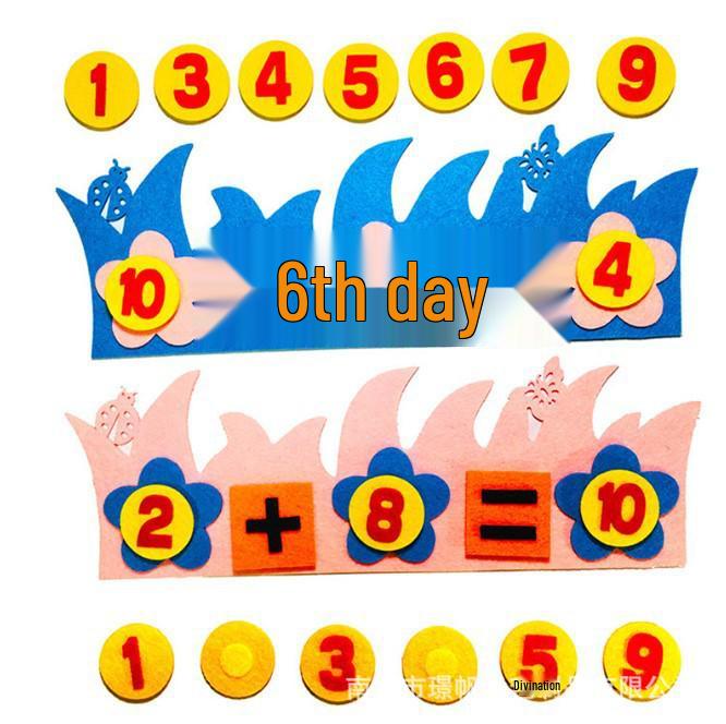 

DIY Kids Felt Math Learning Board: Creative Early Education Tool for Addition & Subtraction