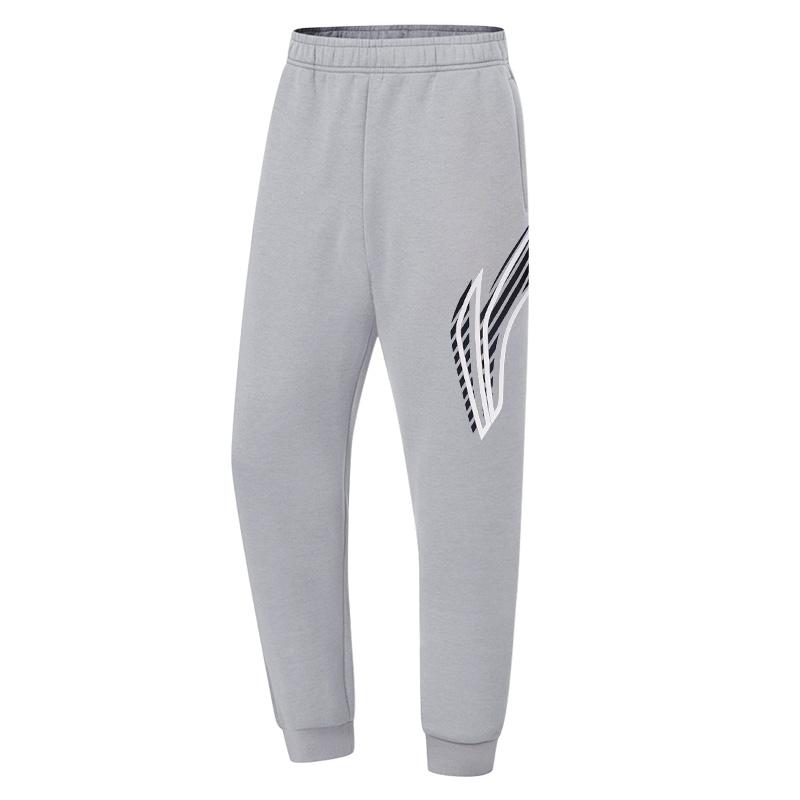 

Li-Ning Comfortable Loose Fashion Knitted Sports Pants Men Bottoms Moon-Surface-Gray YKLU155-2 S