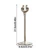 Stainless Steel Name Card Holder Stable Base Menu Standing Table Number Holder  Table Accessories