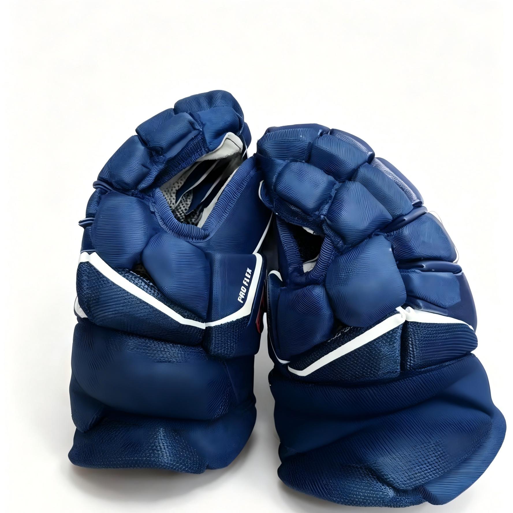 High-quality Hockey Gloves Provide Players with Lasting Protection. Bulk Purchases Qualify for Discounted Pricing