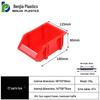 Large Wall-Mounted Plastic Screw Organizer with Compartments