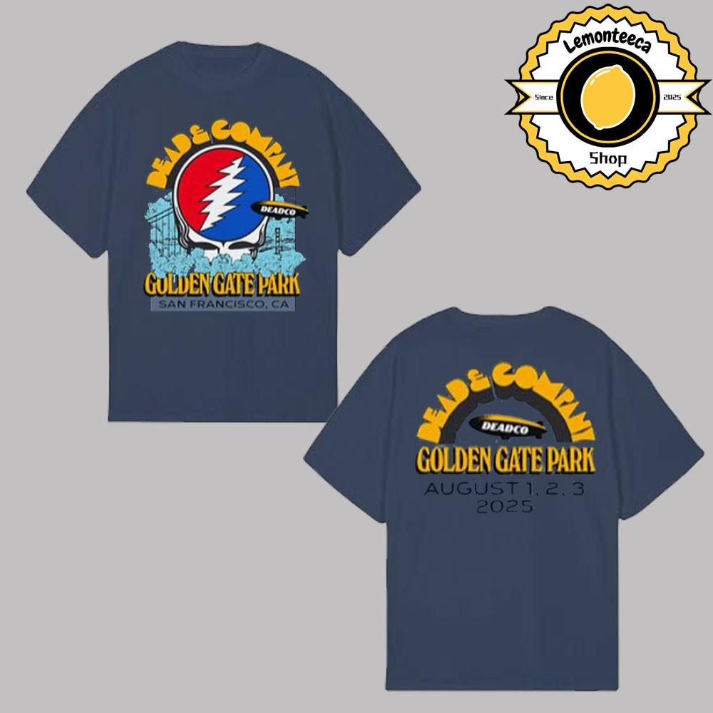 

Dead And Company Event Tee Celebrating 60 YearsAt Golden Gate Park T-Shirt Unisex T-Shirt XXXL
