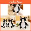 Schwarze Katze Plüschtier mit Cartoon-Design für Kinder und Sammler