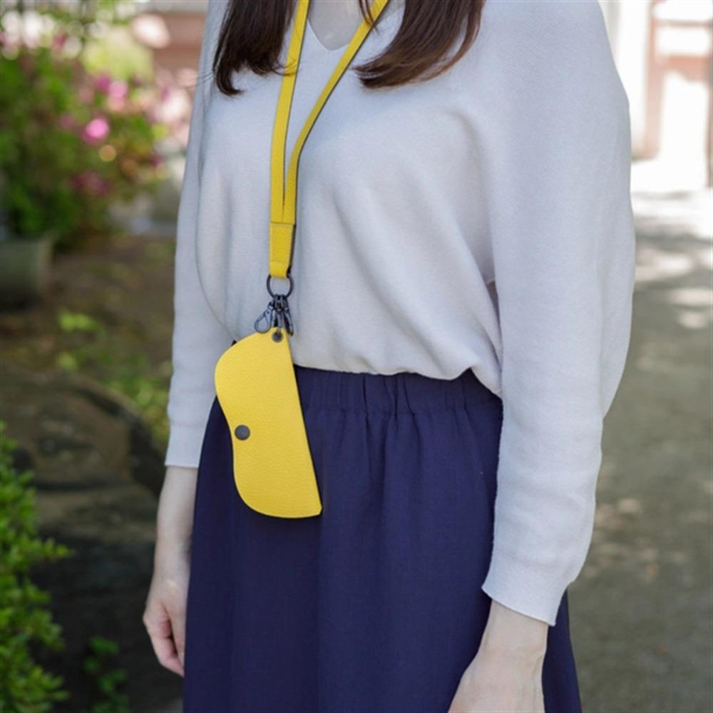 with Lanyard Sunglasses Storage Bag PU Leather SunGlasses Holder  Eyewear Accessories