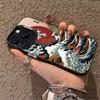 Sea Wave IMD Phone Case For Xiaomi 17 Pro Max 15 T Pro 14 13 12 TPro Mi 11 Lite 5G Shockproof Slim Protective Silver Frame Cover