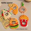 Magnetic Beer Bottle Opener Creative Refrigerator Decoration with Printed Logo Perfect Gift for All Occasions