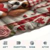 1Pc Quilteddogs Print Flannel Blanket, High quality Comfortable for All Seasons, Home Decor, Warmth and Comfort, Perfect for Christmas Gifts