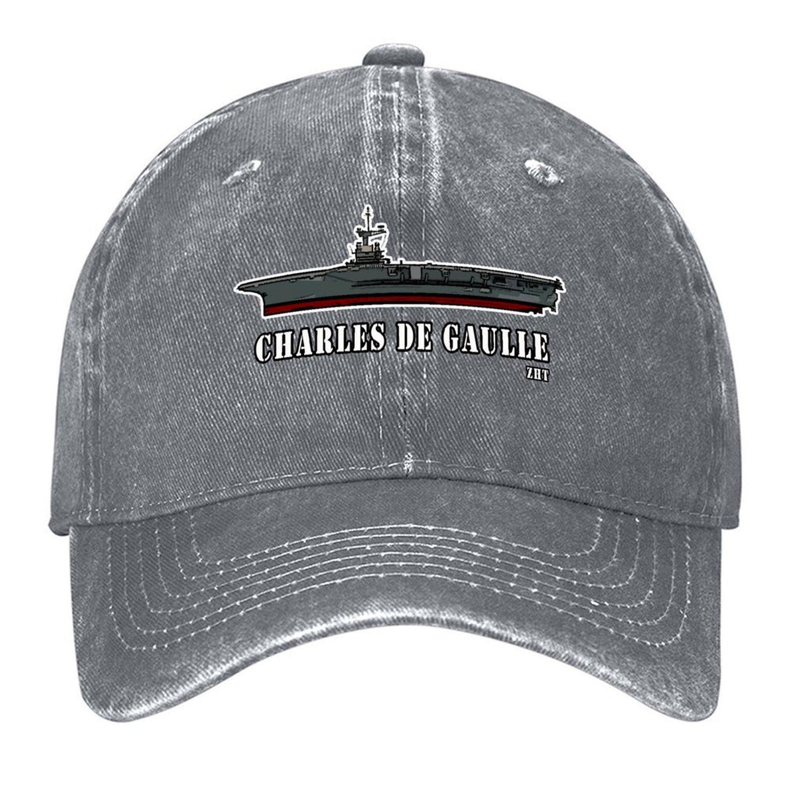 Charles de Gaulle aircraft carrier Baseball Cap golf hat genuine Golf Hat fishing caps man Vintage Men Caps Womens