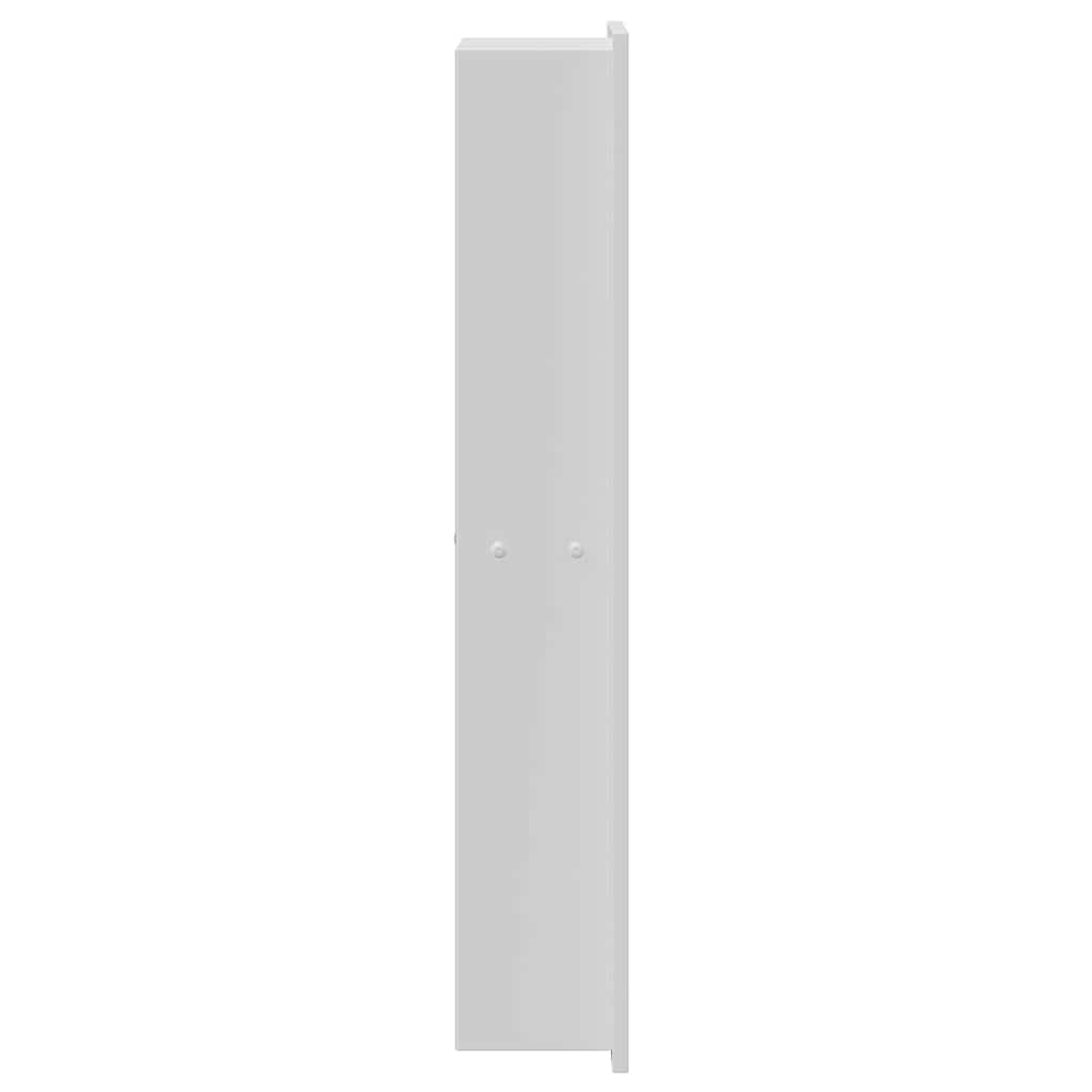 Shower Niche Shelf White 60 x 20 x 9.5 cm Stainless Steel