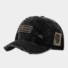 Cappellino da baseball in velluto a coste vintage con disegni di lettere ricamate per abbigliamento casual da strada