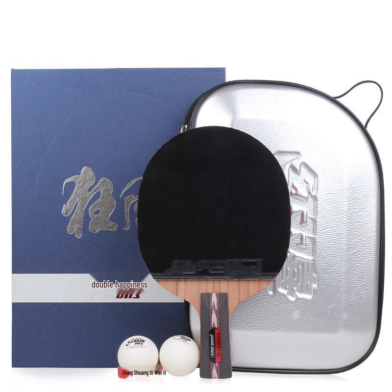 DHS Hurricane PRO Offensive Table Tennis Racket - Dragon Single Racket Set with Gift Box
