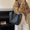 Commuter Tote Bag Women's Underarm Bag Large Capacity Shoulder Bag with Coin Purse