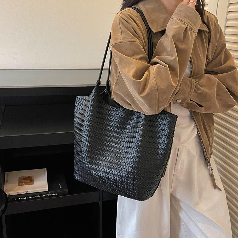 Commuter Tote Bag Women's Underarm Bag Large Capacity Shoulder Bag with Coin Purse
