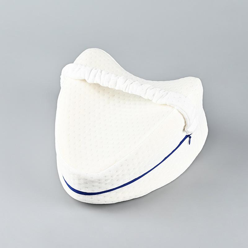 

Ergonomic Compliance Heart-shaped Leg Clamp Pillows Side Sleeping Leg Pillow Memory Foam Leg Support Pad Suitable for People with Leg Discomfort 25X23x13cm 1pcs