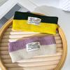 Woolen Yarn Knitted Headband Soft Contrast Color Headwrap Workout Headband  Hair Styling Accessory
