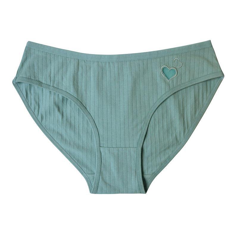 გოგონების შუა წელის სუფთა ბამბის საყვარელი სასიყვარულო ტრუსები ზაფხულისთვის