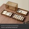 Walnut Jewelry Storage Box for Necklaces, Earrings, Bracelets, and More