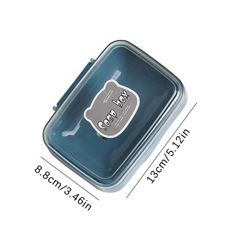 Bathroom Soap Dish With Lid Home Plastic Soap Box Keeps Soap Dry Soap Dish Travel Portable Soap Tray Soap Storage Container