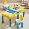 Multifunctional Educational Building Block Table for Kids Ages 3-6