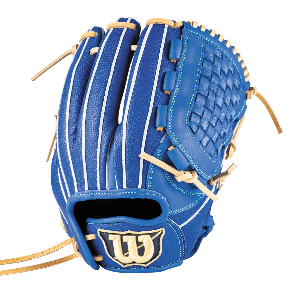Wilson Baseball Junior DUAL DJ WBW104476 Glove, D-MAX All-Around, Royal/Royal SS,