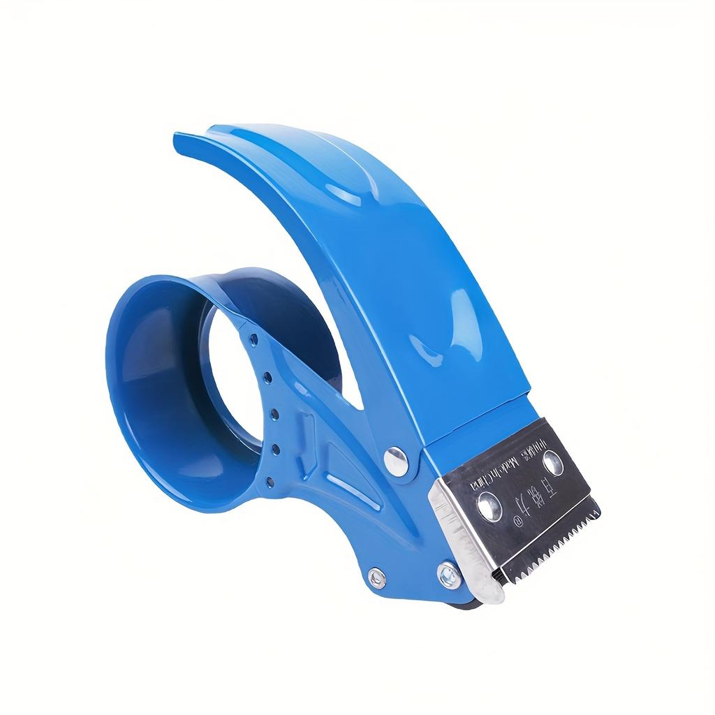 Heavy-Duty Metal Tape Dispenser Cutter - Manual Box Sealing Machine with Precision Cutting Edge,Compact Handheld Tape Dispenser for Shipping,Packaging