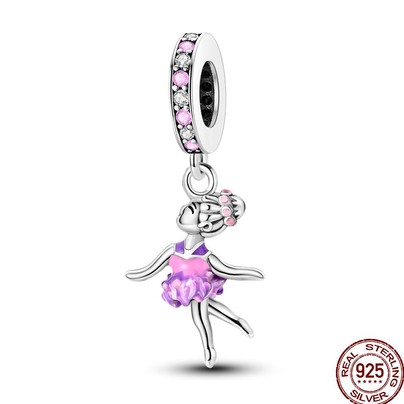 Copper Colorful Butterfly Insect Animal Giraffe Cute Kitten Beaded Beads Suitable Fit Pan Original Bracelet