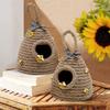 Handmade Beehive Ornaments  Beehive Decor Jute Hanging Bee Tiered Tray Decor Cute Handmade Honeycomb Decoration Party Ornament