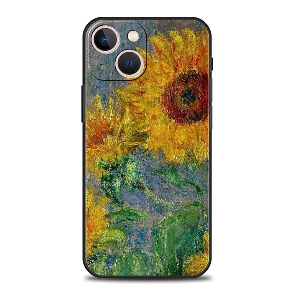 Van Gogh Oil Painting Phone Case For iPhone Apple 14 13 Pro Max 12 11 Mini 7 8 Plus XR XS X SE 2020 Cover Shell Soft Coque Funda