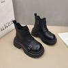 [Fanfna] 2025 Autumn New Fashionable Versatile British Style Thick-soled Small Man Increases Height Martin Boots Women's Niche