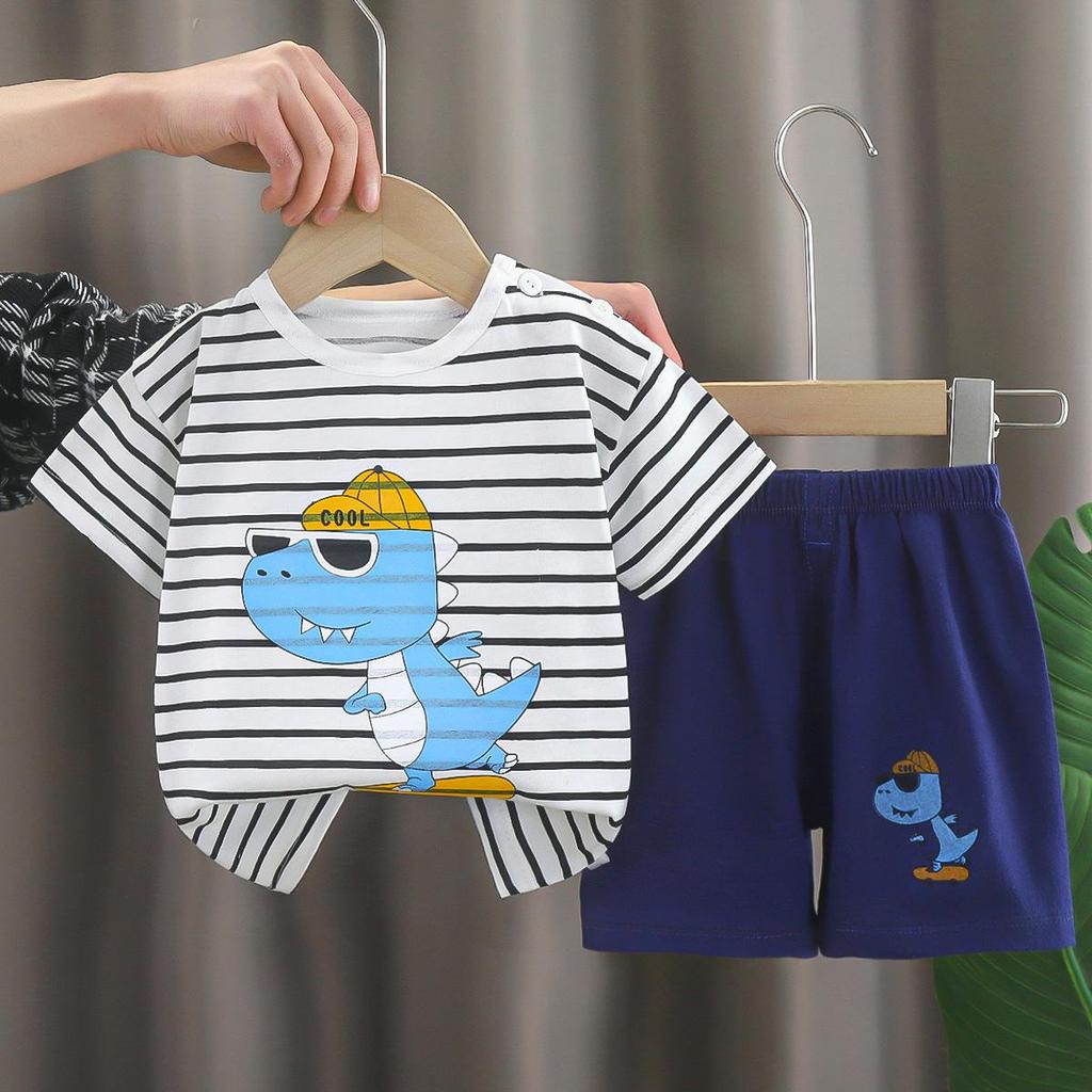 Kids Clothes Children's Sets Boys Girl T-shirt Shorts 2PCS Summer Cotton Short Sleeve Baby Children Clothing Toddler Suit