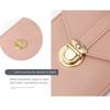 New PU Leather Touch Screen Phone Purse Portable Strap with Hook Closure Mobile Phone Bag Multi-function Shoulder Handbag