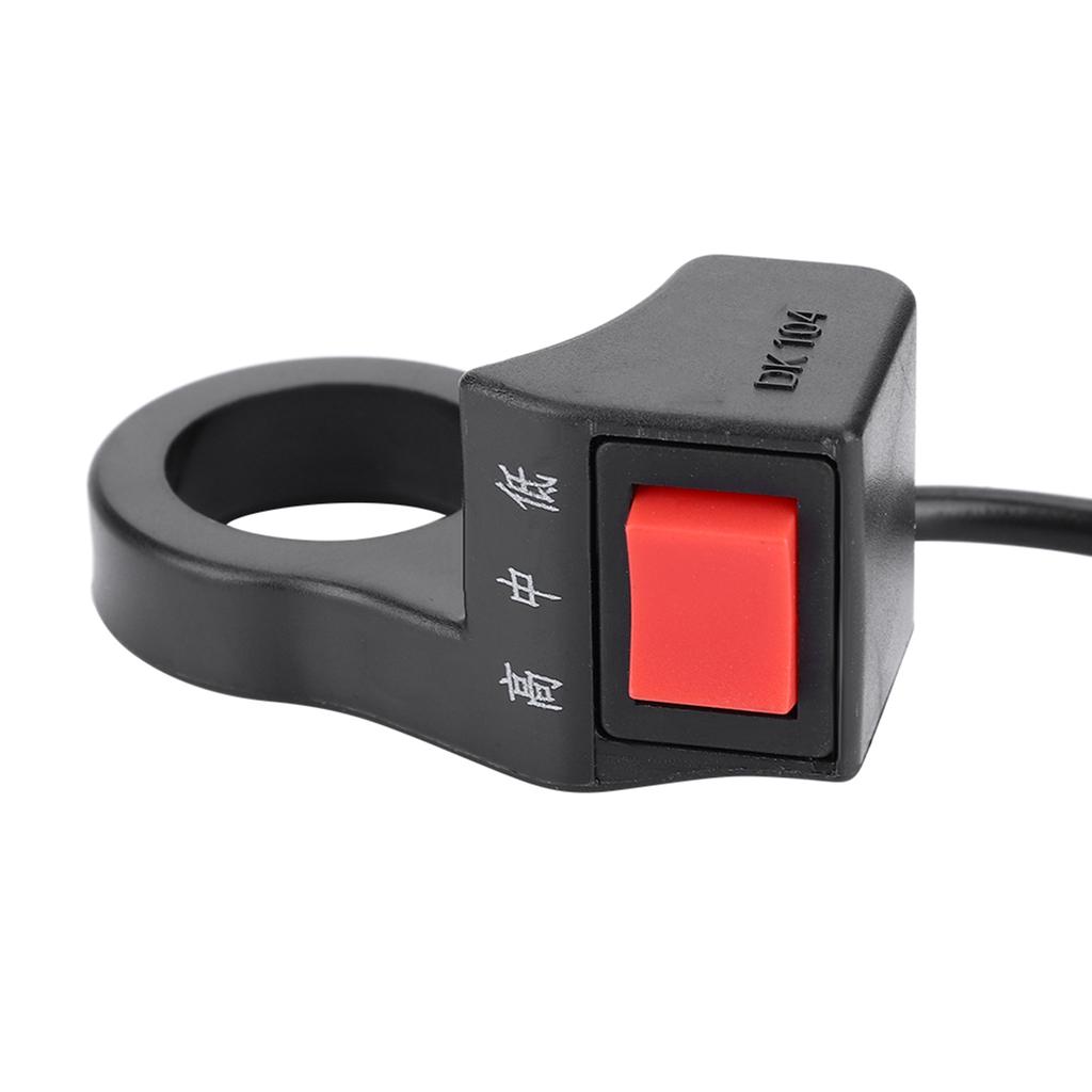 Electric Bike Scooter Handlebar Mounted Universal Three Speed Rocker Switch