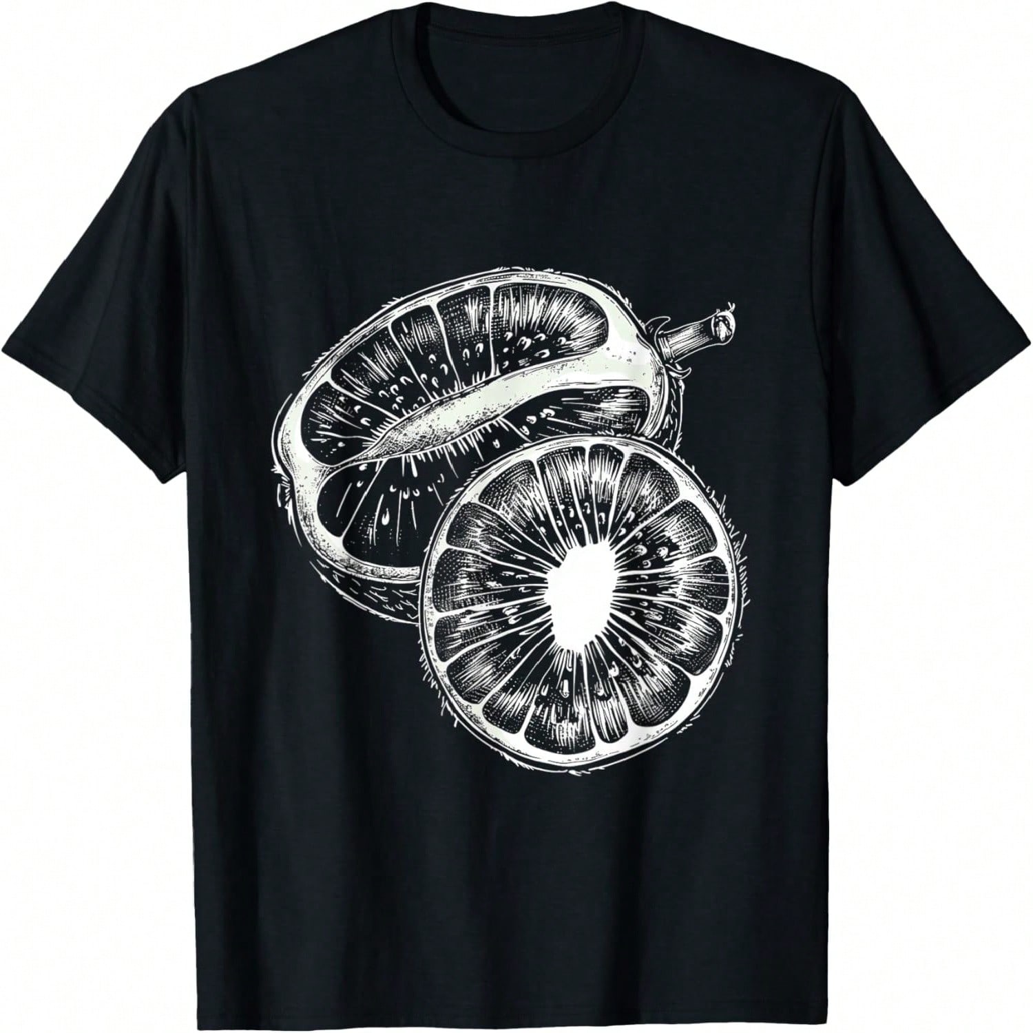 Kiwi Print With Landscape - Cute Kiwi Bird T-Shirt S разноцветный