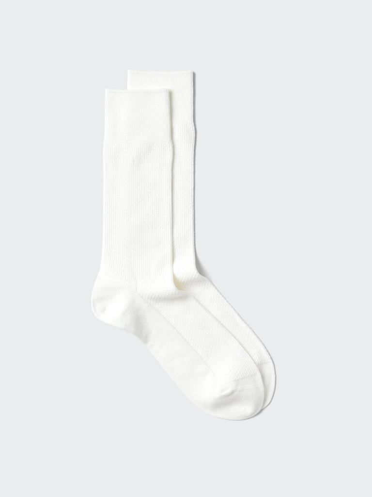 Uniqlo Supima Cotton Blend Pique Socks