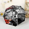 Ronaldo's Saudi Football Automatic Umbrella Folding Umbrella with 8 Ribs Sturdy Construction All-Season Use Fashionable Accessory Birthday/Christmas G