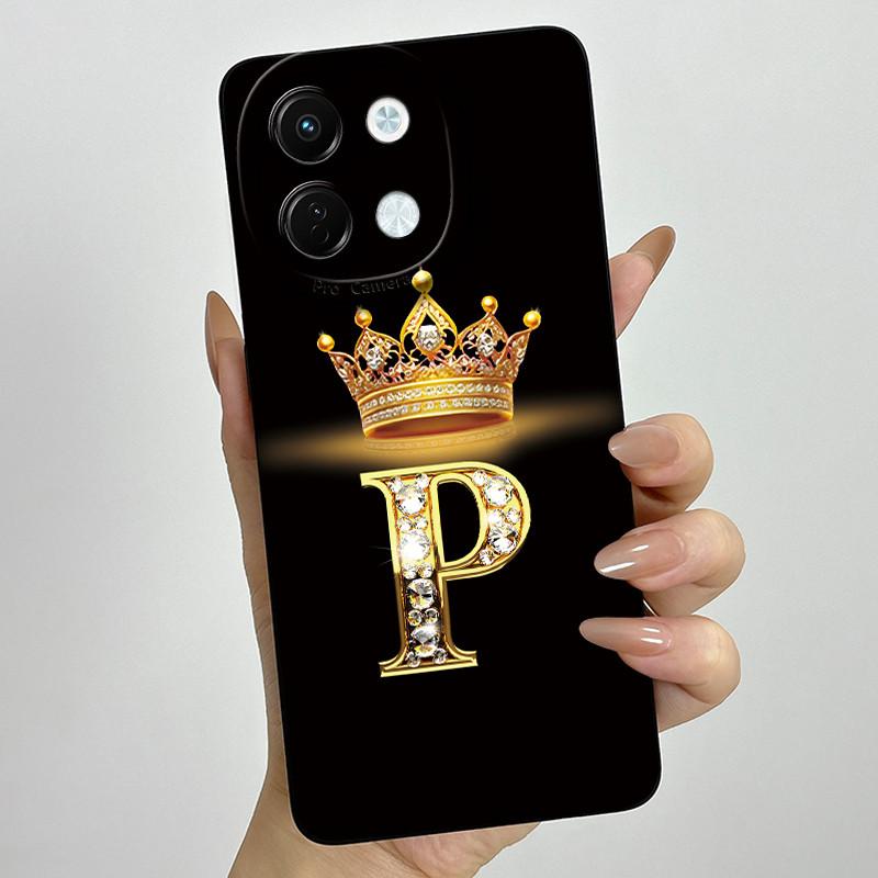 For Tecno Spark 30 5G Case KL8 Phone Cover Crown Letter Soft Silicone Funda for Techno Spark 30 5G Back Shell Spark30 5G Bumper
