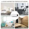 Heater and Fan Combo Wall Mounted Desktop 2in1 Electric Heater Fan for Household Bedroom Heating and Nature Wind