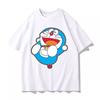 Potdemiel Summer New Arrival Children's 100% Cotton T-Shirt, Doraemon Style, Comfortable and Breathable Children's Clothing